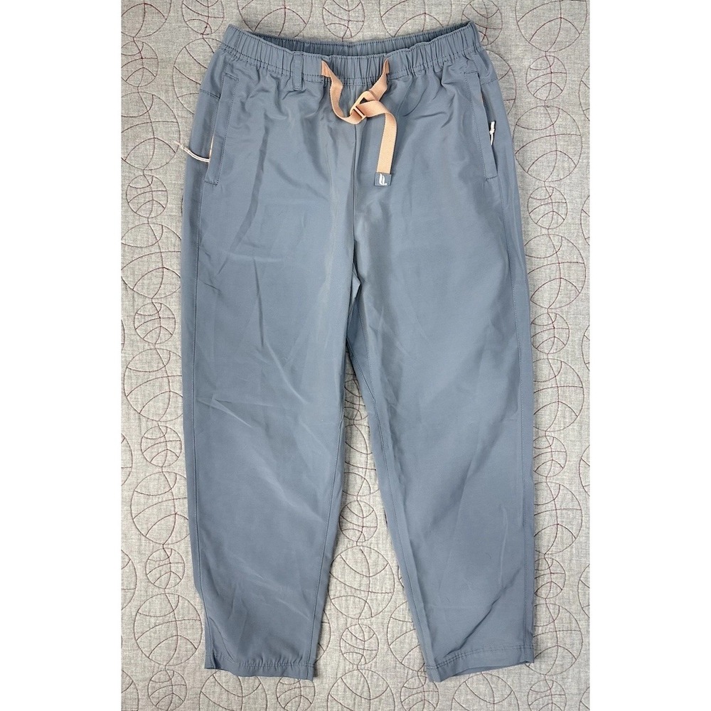Fabletics‎ Hike Pant Gray Pink Woven Pull On / Womens Medium